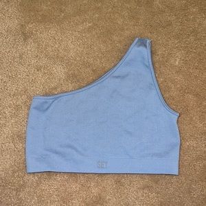 SET Active Sculptflex Ribbed One Shoulder Bra